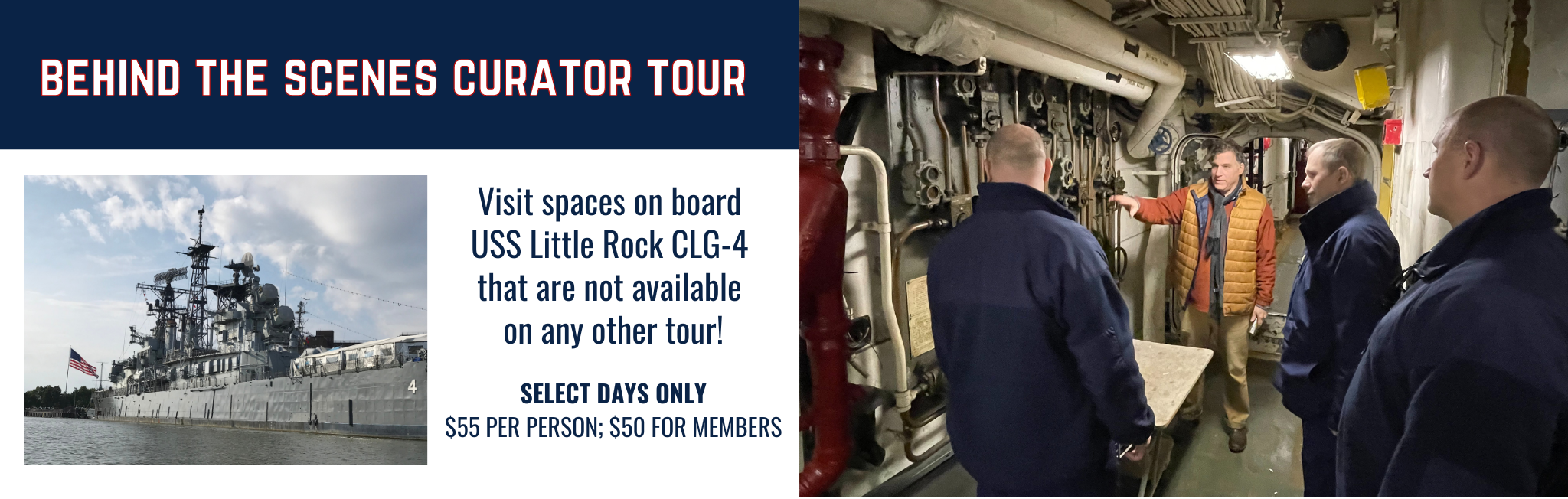 Behind the Scenes Curator Tour - Buffalo Naval Park