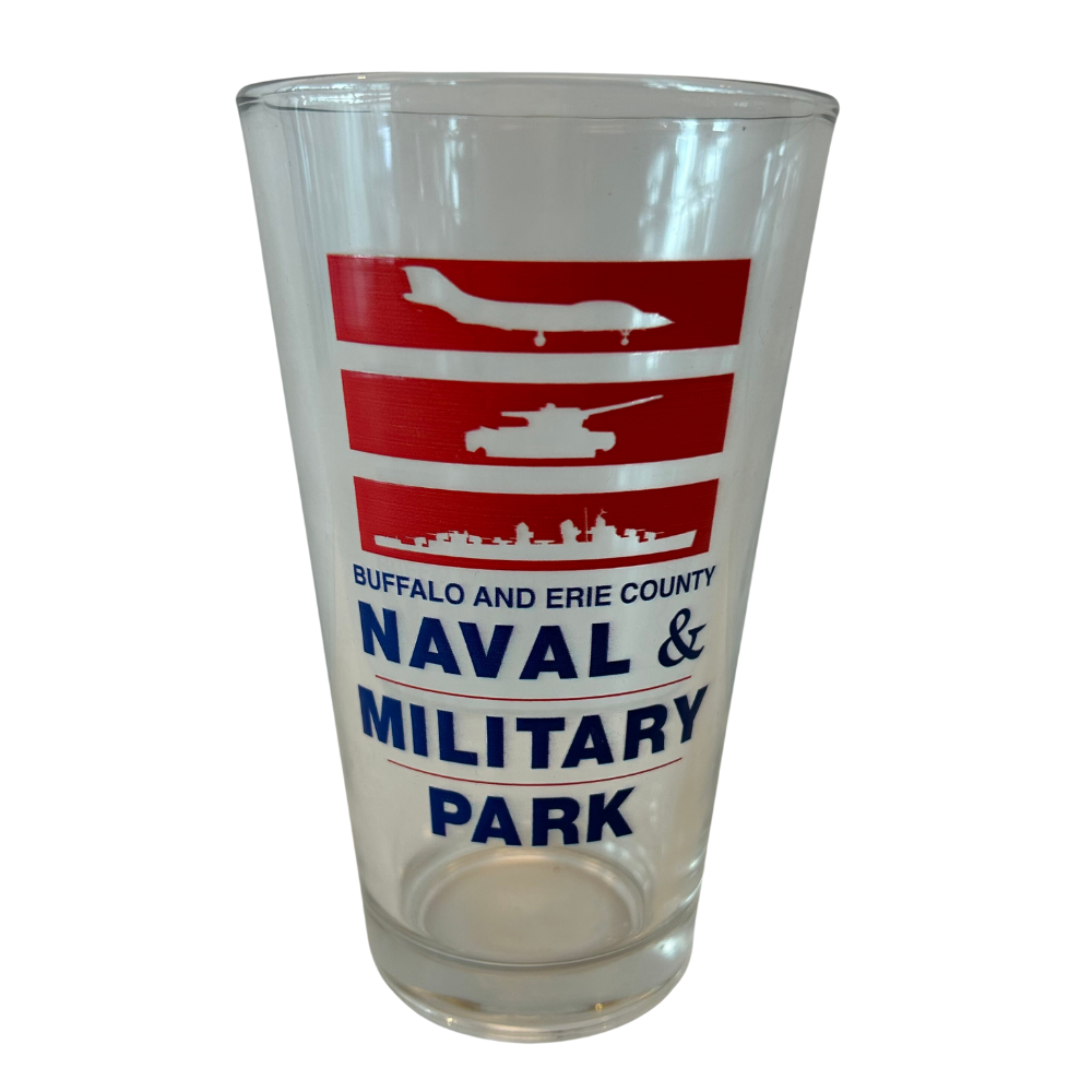 BNP Logo Pint Glass Buffalo Naval Park