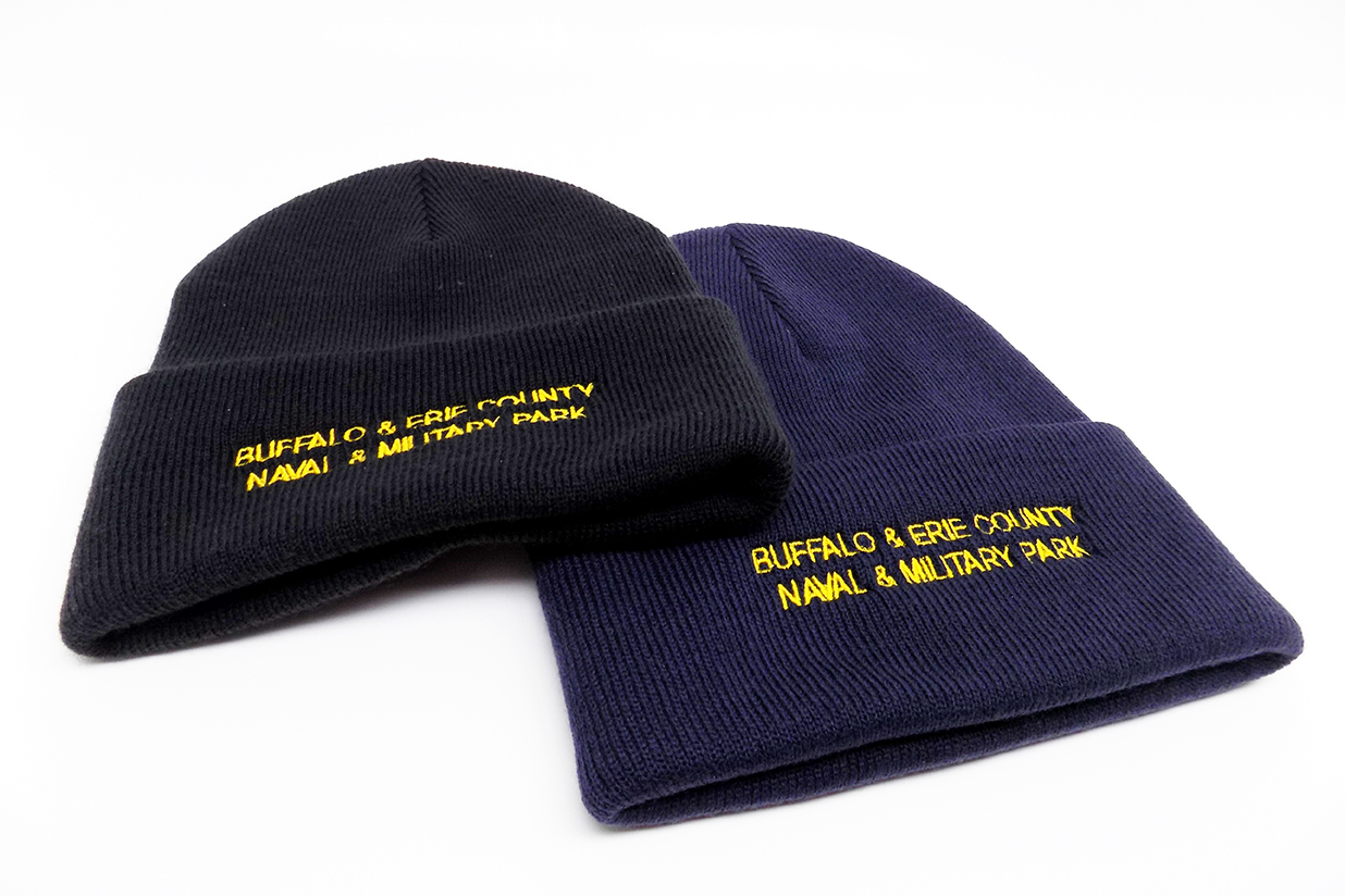 Navy Military Knit Cap Navy Emblem Cuffed Beanie Cap Hat